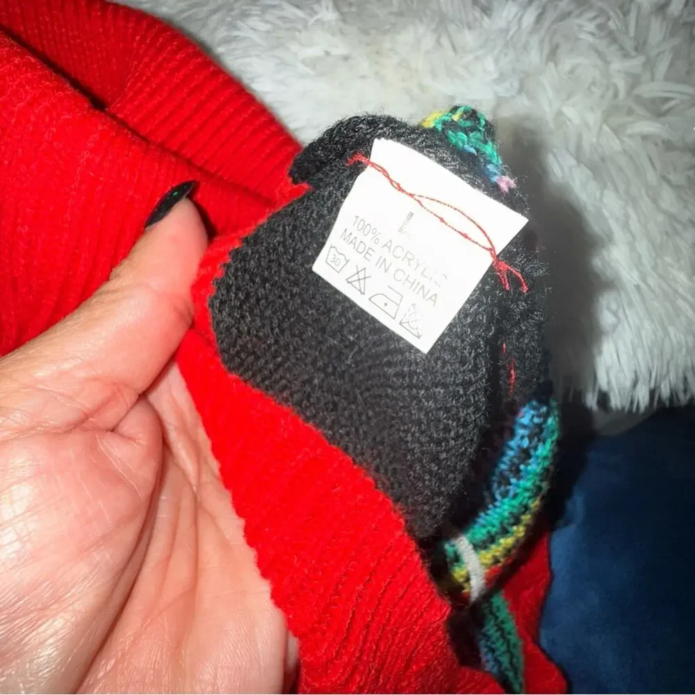 Unicorn silver knit dog/cat sweater - Picture 4 of 4